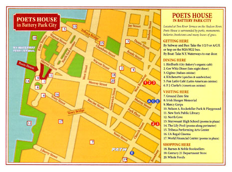 Poets House Map by Ephemera Press