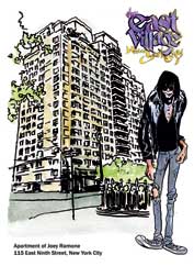 Joey Ramone postcard