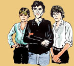 The Talking Heads illustration by James Romberger & Marguerite Van Cook