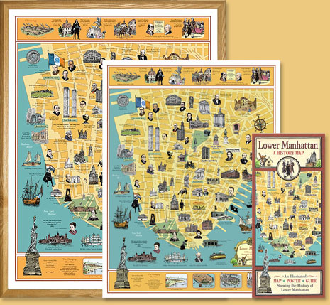 The Lower Manhattan History Map
